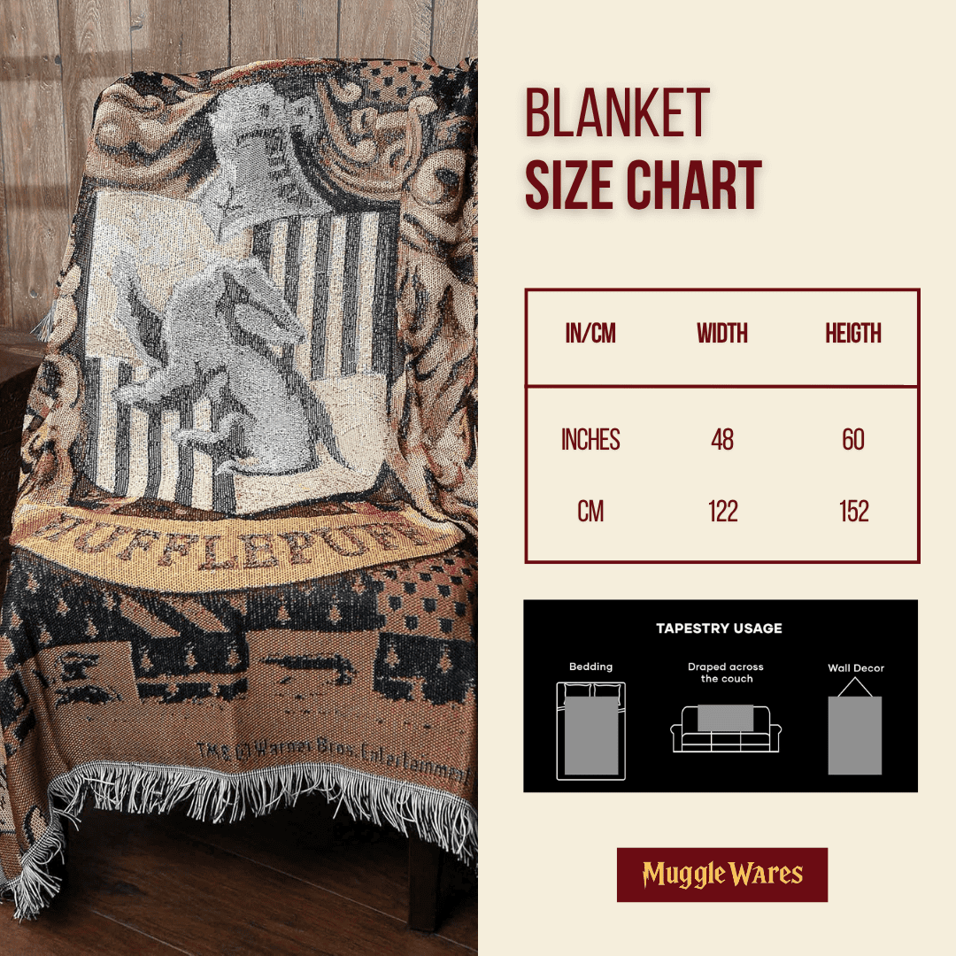 Muggle Wares Handmade Blanket™ House of Loyalty 🦡