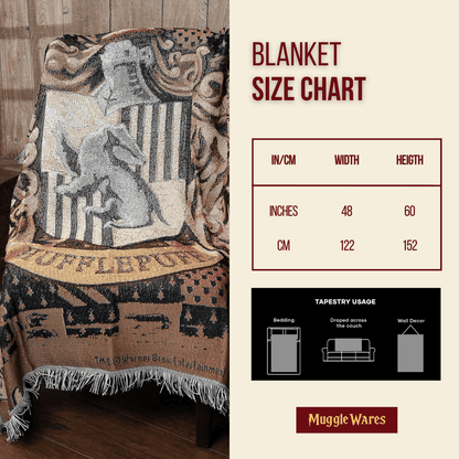 Muggle Wares Handmade Blanket™ House of Loyalty 🦡