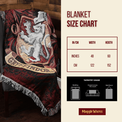 Muggle Wares Handmade Blanket™ House of Valor 🦁